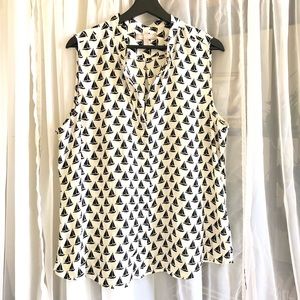 Banana Republic Sailboat Blouse